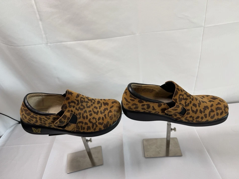 Профессиональные сабо Alegria с леопардовым принтом размер ЕС 38 противоскользящие - Изображение 4 из 4