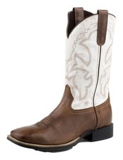 Roper Western Boots Mens Monterey Leather Tan 09-020-0904-2920 TA