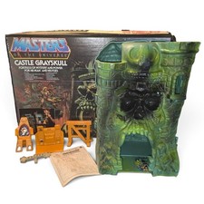 Vintage 1981 MOTU Castle Grayskull Playset Incomplete w/ Box Mattel He-Man