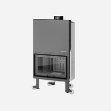 Camino A Legna Monoblocco MBS F 80 Pareti In Ghisa Girolami 5 Stelle