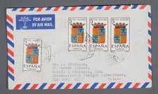 MayfairStamps Spain 1962 Baleares Coat of Arms Barcelona to New York NY Air Mail