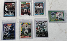 Mark Clayton NFL Footbsll Cards ALL SIGNED Autographed Rookie 1985-1997 Lot of 8
