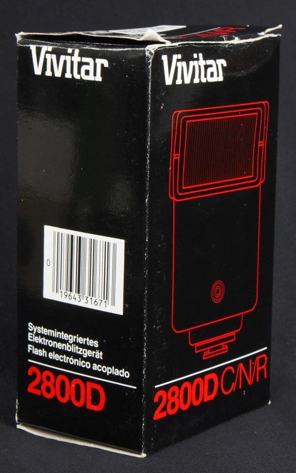 Vivitar 2800D Multi-Dedicated Electronic Flash - Canon/Nikon/Ricoh - Mint in Box - Image 2 of 4