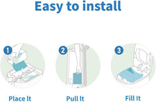 Diaper Pail Refills Bags 30 Compatible Genie Easy Roll Signature Platinum Pack