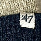 COLORADO AVALANCHE BRAND ‘47 Navy Blue / Grey Knit Beanie Hat UNISEX ONE SIZE — photo 3