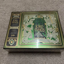 Lord of the Rings Jigsaw Puzzle 1,000 Pieces Gold Foil 25.6x25.6" Gandalf Frodo