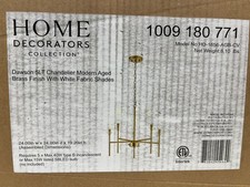 Home Decorators 5-Light Aged Brass Chandelier...