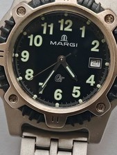 MARGI GT MEN'S WATCH NEW OLD STOCK QUARTZ WORKING GOOD SIZE 40MM 