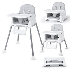 3 in 1 Baby High Chair, Adjustable Convertible Chairs for Babies and Toddlers...