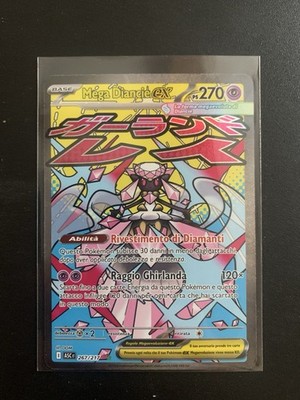 Pokemon Karte Mega Diancie Ex Von Erika Heroischer Aufstieg 267/217 Ita Deutsch