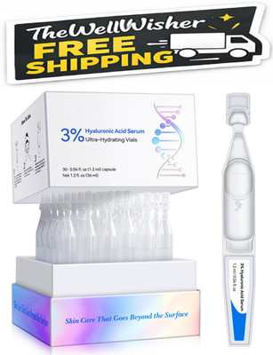 3% Hyaluronic Acid Serum 30ct   Ultra Hydrating Single-Use Vials