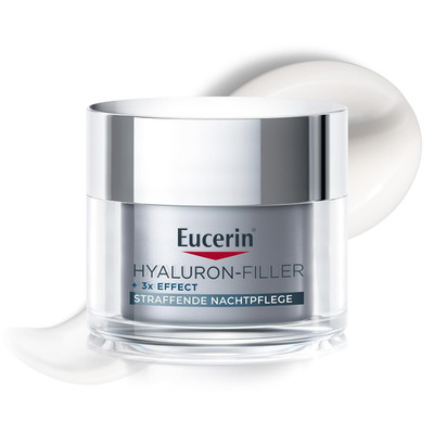 Eucerin Hyaluron-Filler + 3X Effect Nachtpflege 50 Ml, Straffende Gesichtscreme