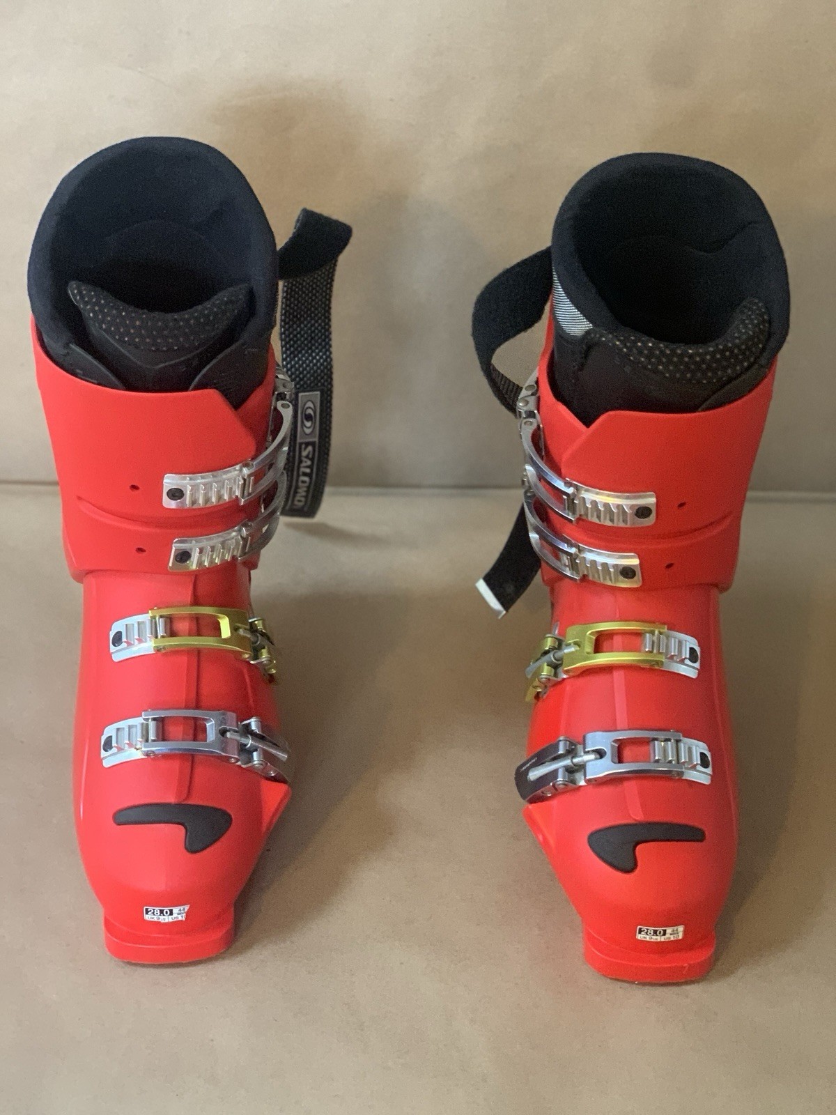 Salomon Course Axa scarponi da sci rosso taglia 10