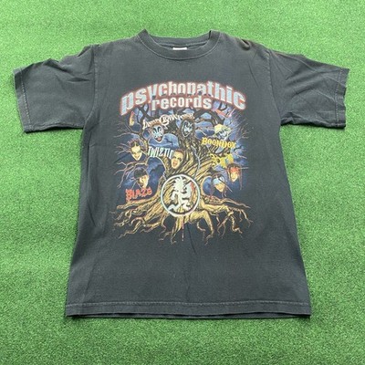 Vintage Insane Clown Posse Shirt Mens S Black Y2K Juggalo Psychopathic Records