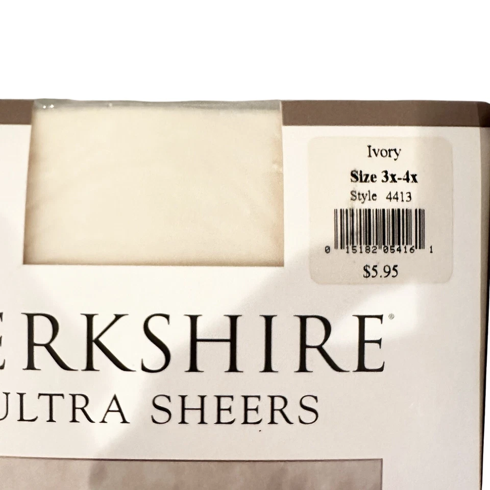 Berkshire Queen Ultra Sheers Control Top Sandalia 3x-4x Marfil Champagne Lote/2 Foto 3 de 4