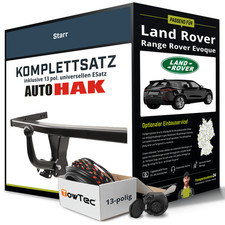 Für LAND ROVER Range Rover Typ L538 Anhängerkupplung starr +eSatz 13pol uni. 11-