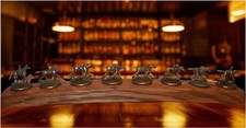 Blantons Bourbon Cork Display Center Oak Barr...
