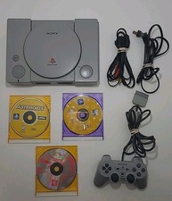 Sony PlayStation 1 PS1 Console Bundle with Oem Controller, Cords And Games