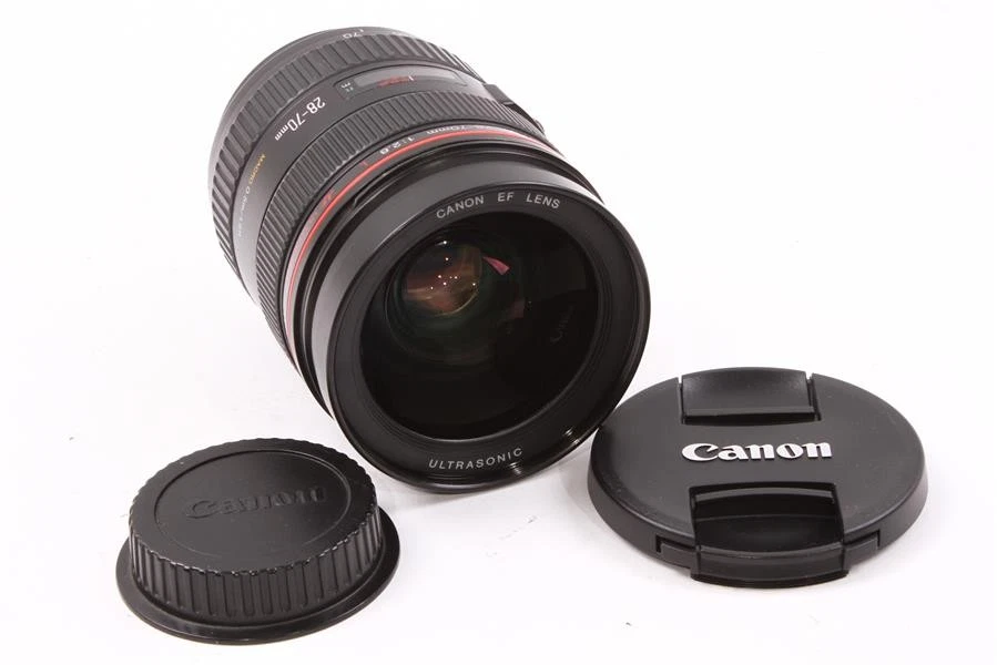 【Canon純正】EF 28-70mm f/2.8L ズームレンズ キャノンEF28-70mmF2.8Lレンズ フード付 美品