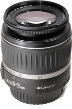 Canon EF-S 18-55 mm F3.5-5.6 II 58 mm Filtergewinde (Canon EF-S Anschluss) schwa