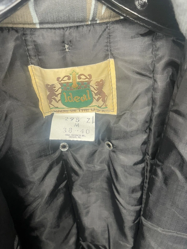 VTG NWT Ideal Woodland Camo Hunting Insulated Coveralls One Piece Suit Sz Medium - Image 4 of 4