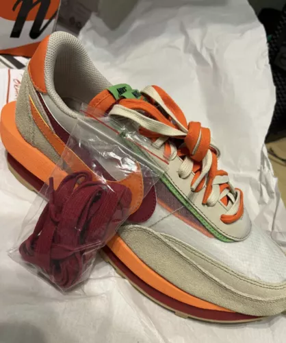 Nike LDWAFFLE S/C Gerinnsel Sacai orange Blaze UK 5,5 US 6 BRANDNEU selten