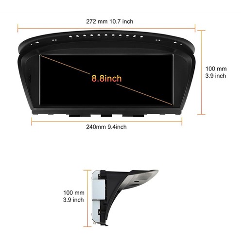 For BMW 3/5 E90 E91 E92 E93 E60 E61 CIC Fit Apple CarPlay TouchScreen Radio Navi - Picture 3 of 19