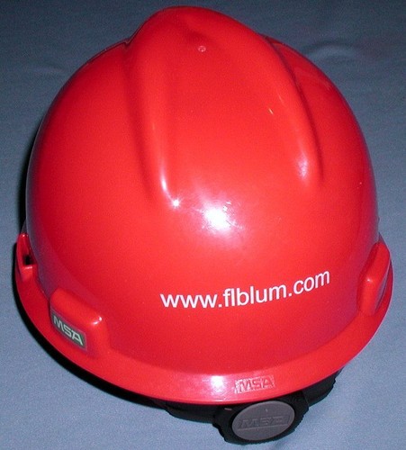 Red MSA V-Gard Hardhat Ratchet Suspension Short Brim Hard Hat Size Medium *NEW* - Picture 9 of 12