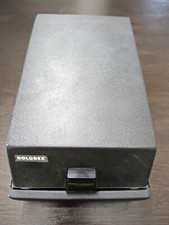 Vintage Rolodex RC-24 Travel Handle Card File Organizer  Blank Cards