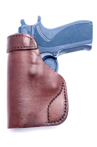 S&W 5906 9mm | OUTBAGS Full Grain Leather IWB Conceal Carry Holster. MADE IN USA - Picture 15 of 15