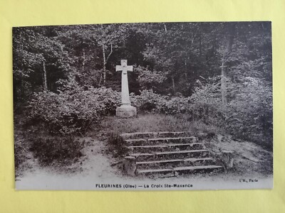CPA 60 - FLEURINES Oise LA CROIX SAINTE MAXENCE de Geneviève VECHAMBRE um 1940