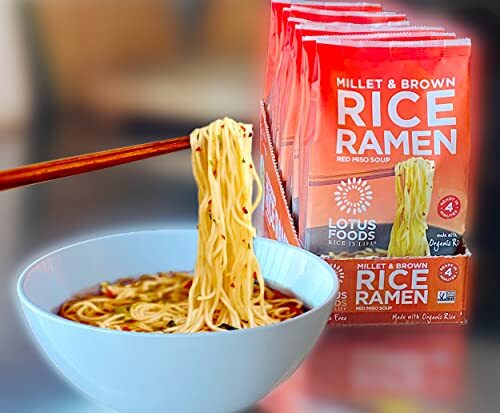 Bulk Food Bio Hirse & brauner Reis Ramen Nudeln mit roter Misosuppe, Gesäß... - Bild 7 von 10