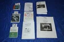 VINTAGE MANUALS FOR ATTACHMENTS ZIGZAG BLIND STITCH BUTTONHOLE HEMSTITCHER
