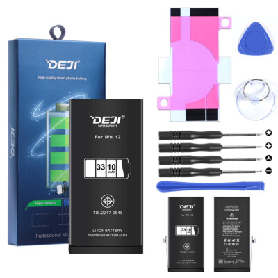 For iPhone 12 11 Pro Max X 8/7/6 Plus Internal Replacement Battery High Capacity