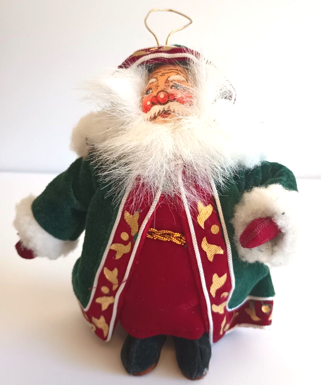 Vintage Annalee Doll Christmas Ornament Santa Claus 5.5 inch Tall eBay