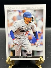 2022 Topps x Derek Jeter Baseball Call of the Captain - Mookie Betts #8 Dodgers