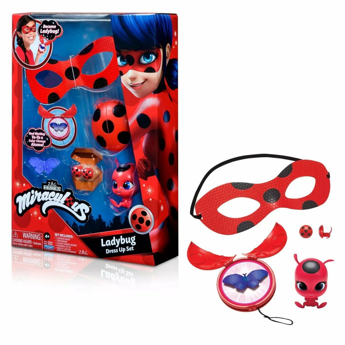 Miraculous Ladybug Costume Accessories Set Kwami Yoyo Cosplay
