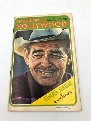 I Magnifici di Hollywood n. 27 anno 1981 Clark Gable un re solitario - 第 1/3 張圖片