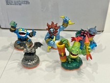 Vintage Activision Skylanders Lot of 5 Figures - All Orange Bases - BOXED SHIP