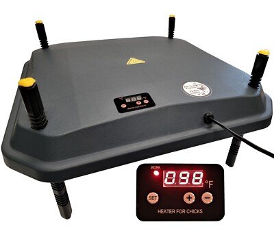 16''x16'' CHICK BROODER HEATING PLATE 42-WATTS DIGITAL HEAT TEMPERATURE ADJUSTABLE