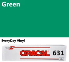 Green - Oracal 631 - 12"x5' roll matte Adhesive Vinyl - Craft Hobby Sign Cutters