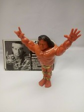 WWF Hasbro SUPERFLY JIMMY SNUKA w/ Bio Card Action Figure Series 2 WWE Vintage
