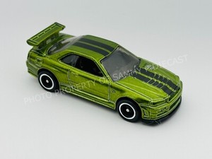 ミニカー Hot Wheels NISSAN SKYLINE GT-R (R34) Hot Wheels Gran Turismo Nissan Skyline GT R R34 1/8 | eBay