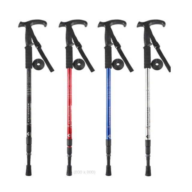 Bastone Da Trekking Escursioni Montagna Altezza Regolabile Funzione Antishock