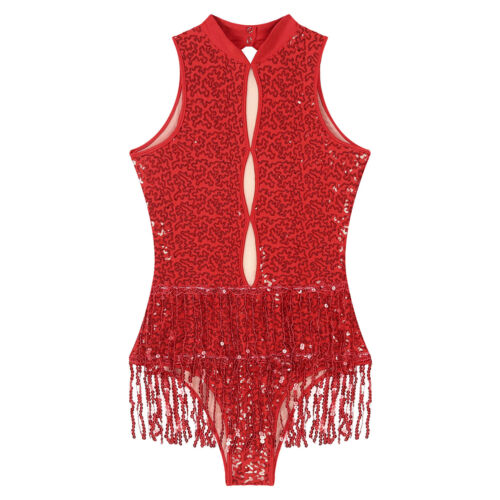 Womens Dancewear Stage Performance Leotard With Hat Samba Latin Dance Outfit - Picture 27 of 67