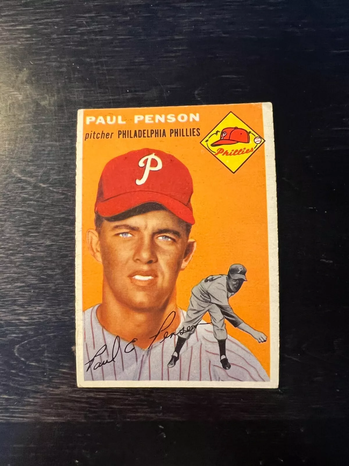 Paul Penson trading card