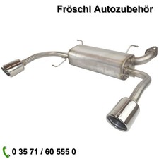 für Suzuki Swift 4 Sport 1,6 Edelstahl Duplex Sportauspuff Endtopf Auspuff a*