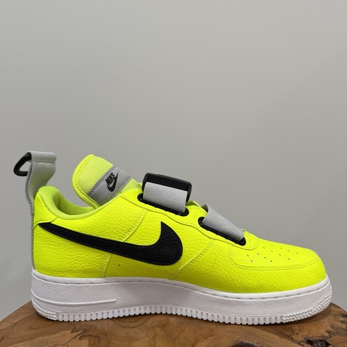 Nike Air Force 1 AF1 Low Utility Volt AO1531-700 - Volt/Black - 9.5 - Picture 8 of 12
