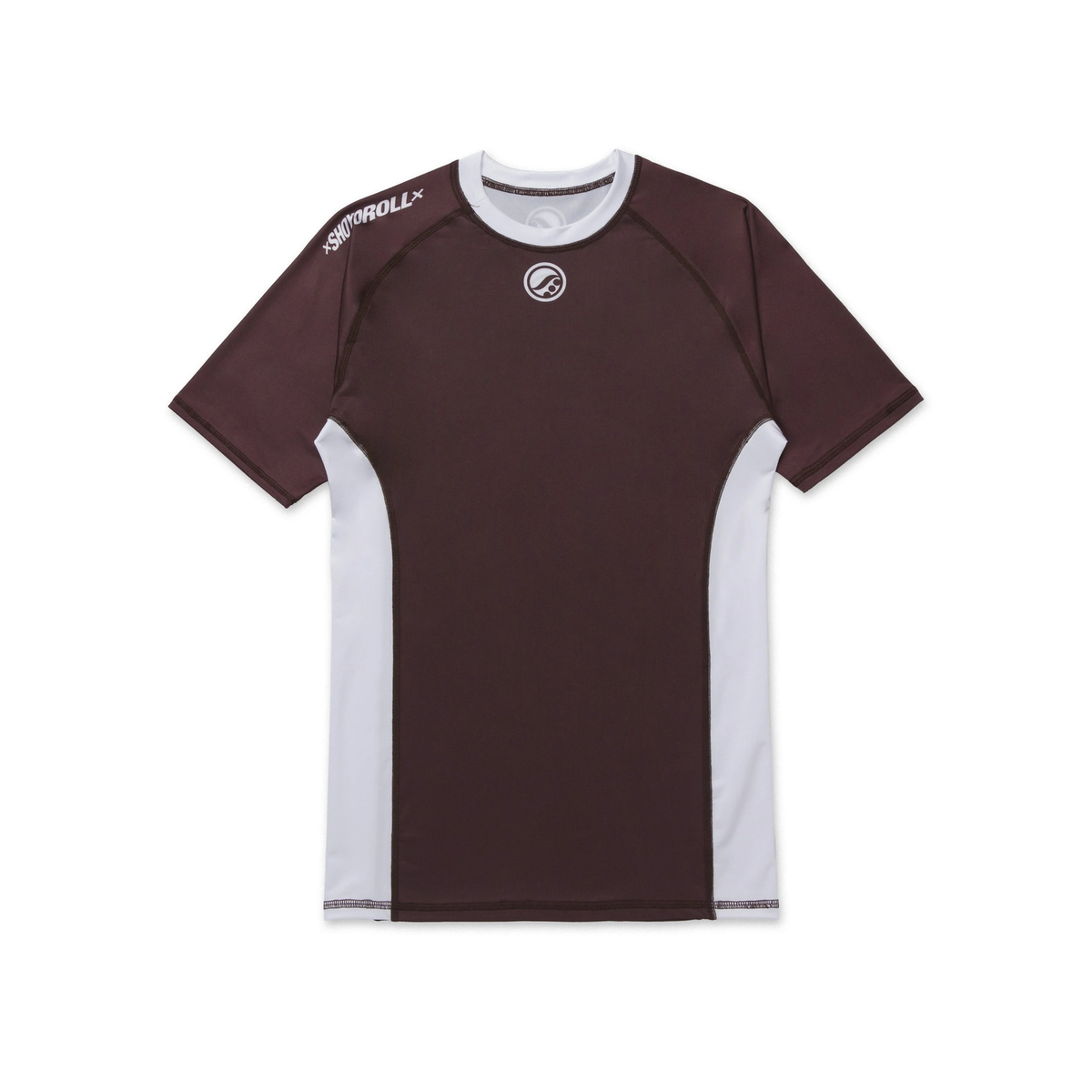 Shoyoroll 2023 Ranked Rash Guard SS • Brown • Medium (M) • BRAND