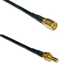 RG174 SMB FEMALE to SMB MALE BULKHEAD Coax RF Cable USA-Ship Lot
